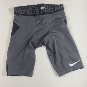 Nike Pro Combat Shorts Youth Dmall Black Athletic Compression Shorts Tight Fit